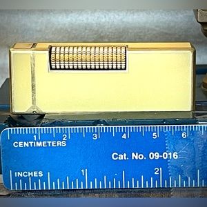 Dunhill rollagas lighter yellow lacquer/ gold trim great worki…